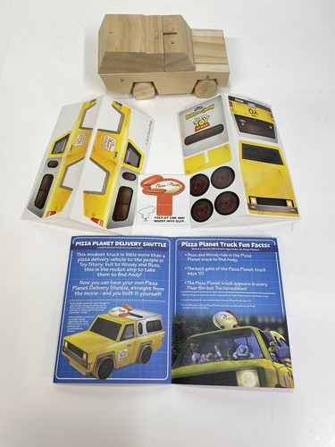 Toy Story Pizza Planet Lieferauto LKW Bausatz Kinder Geschenk Holz Handwerk - Bild 5 von 14