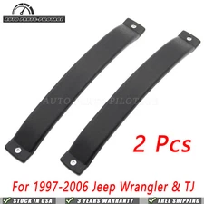 2x Interior Door Pull Handle Grab 5ES43DX9 For 1997-2006 Jeep Wrangler & TJ USA