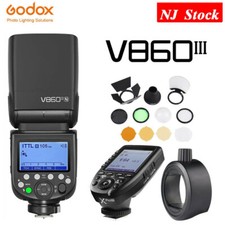 US Godox V860III-N TTL Speedlite Xpro-N Flash Trigger AK-R1 Color Gels For Nikon