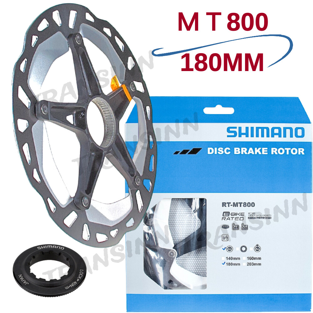180mm) Shimano XT RT-MT800 Disc Brake Rotor Center Lock w