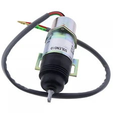 24V Fuel Shutoff Solenoid MV2-17A 716/30097 For Isuzu 4JG1 4JG2 6BG1 6BB1 Engine