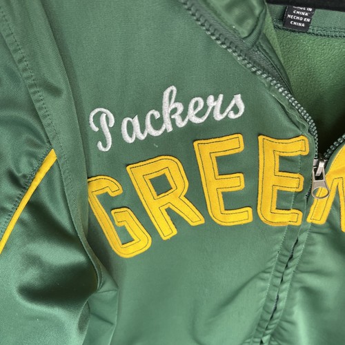 G-III NFL Green Bay Packers Mens Small Green Yellow Full Zip Football Game Day - Picture 2 of 12