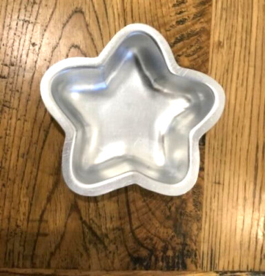 Vintage Mini Einzel Kuchenform Blechform WEIHNACHTEN STERN Form Dekoration Backen