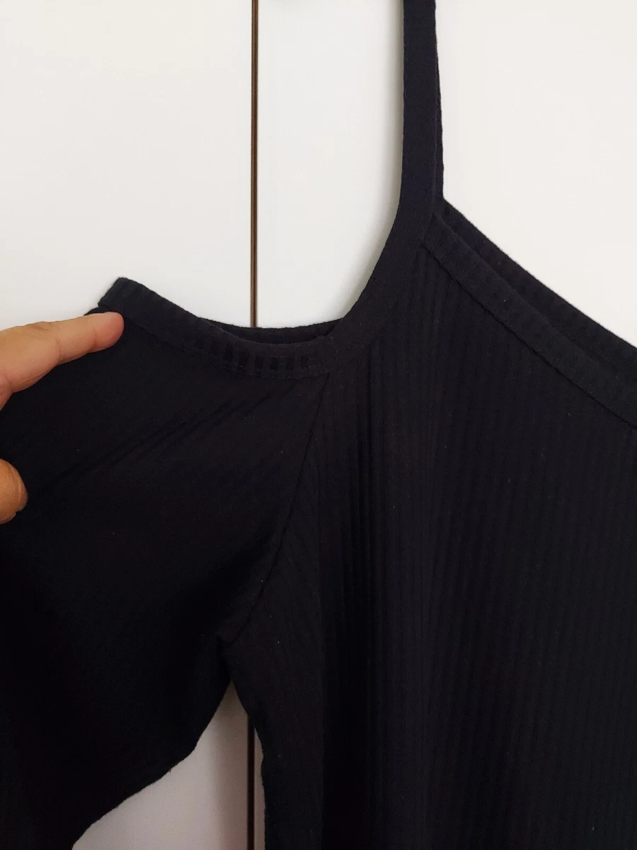 Black cold shoulder cheap top size 22