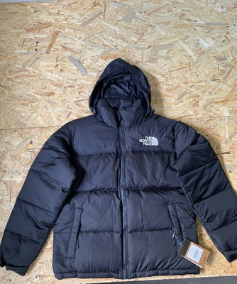 The North Face Daunenjacke 1996 Retro Nuptse Jacke Schwarz Mens XS Asia S