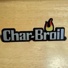 Diecast Metal Char-Broil Performance Series Emblem Logo Badge Grilling BBQ