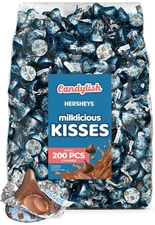 Hershey's Kisses Milklicious Milk Chocolate, 2 LB Pack, Approx. 200 Pieces