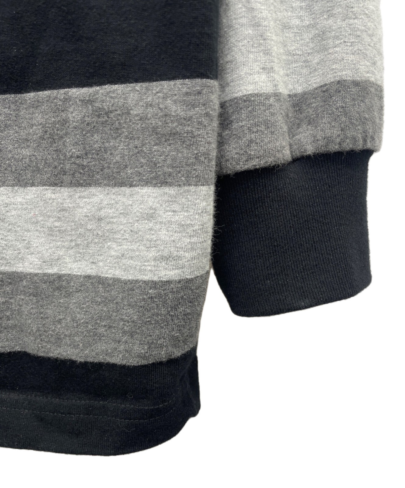 A BATHING APE Long-sleeved top Size: S Black x gray Men 001LTJ8010521 thumbnail 10