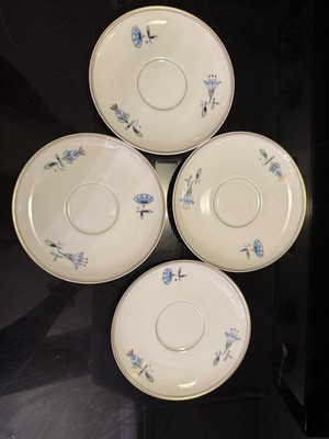 Vista Alegre Portugal Tea Cup Saucer Plates Set Of 4 Donna Collection