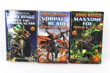 John Ringo Looking Glass Series (3) Pb Book Lot Manxome Foe Vorpal Blade Into