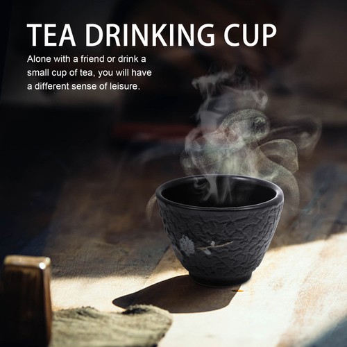 Taza de té de hierro fundido estilo japonés herramientas de té de kung fu - Imagen 6 de 12