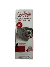 New Sunbeam Goheat USB powered heating pad