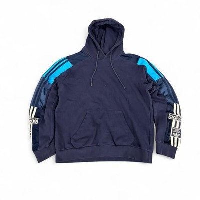 Adidas Originals Mens Adicolor Hoodie Night Indigo Re-Process Sz M HK7478 Navy