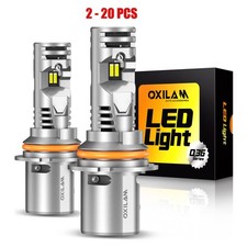 2-20x Oxilam 9004 Led High Low Beam Headlamp Kit Bulb Super Bright 6500k 20000lm 2-20x Oxilam 9004 Led High Low Beam Headlamp Kit Bulb Super Bright 6500k 20000lm