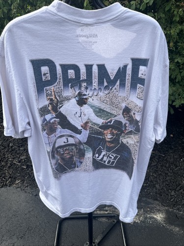 Deion Sanders Prime Time Jackson State Head Coach T-Shirt Men's 2XL Vintage - Picture 4 of 5