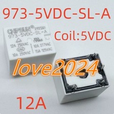 5PCS NEW 973-5VDC-SL-A 12A Relay #YM
