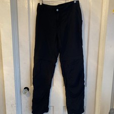 Columbia Womens Cargo Pants Womens Size 6 Black Nylon Convertible Omni Shade