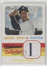 2020 Topps Heritage Clubhouse Collection Relics Gleyber Torres #CCR-GT 00dy