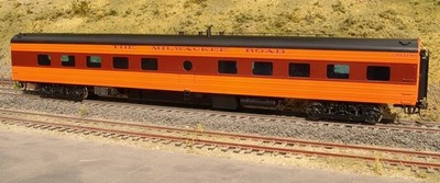 US Palace Car Co Brass Tap Lounge Milwaukee Road Hiawatha USA Messing Spur H0