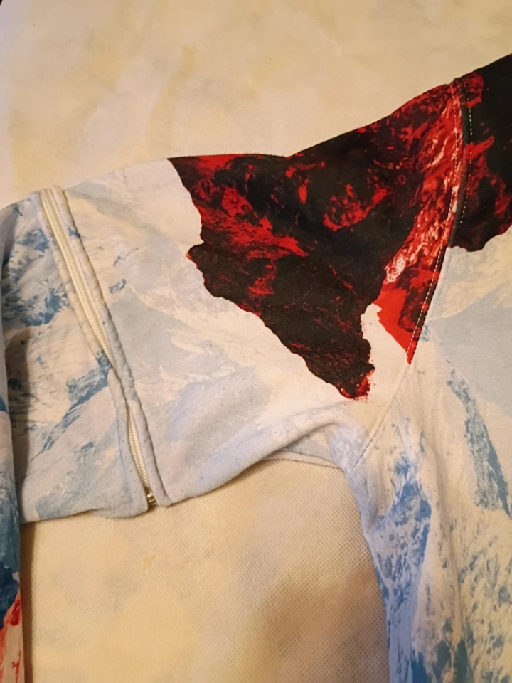 Sudadera con Capucha TRUKFIT Mountain Range Para Hombre Talla 3XL Patinador Convertible  Foto 4 de 4