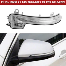 Left Driver Side Rearview Mirror Signal Light LED For BMW X1 F49 X2 F39 2018-21