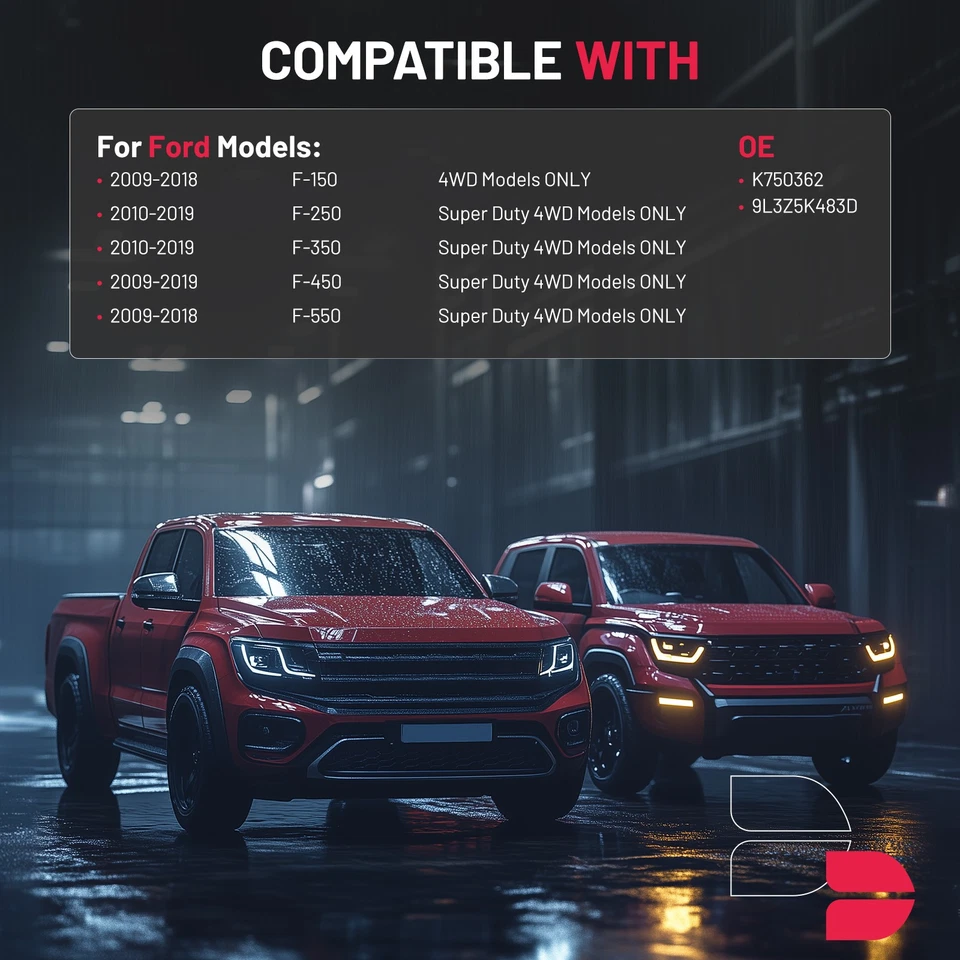 Пара звеньев переднего стабилизатора подвески для полноприводного Ford F-150 F-250 F-350 F-450 F-550 Super Duty - Изображение 2 из 4