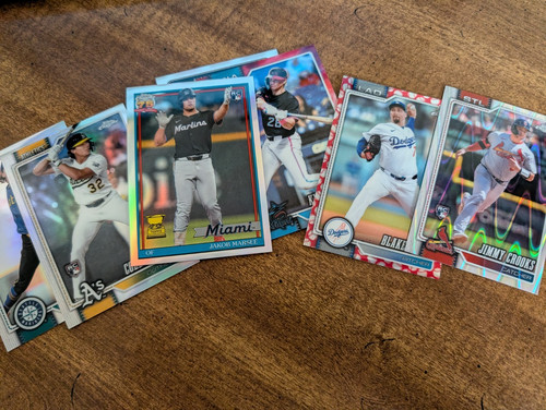 2026 Topps Chrome Refractors, Wave, Red White & Blue, Insert Cards - You PICK!!!