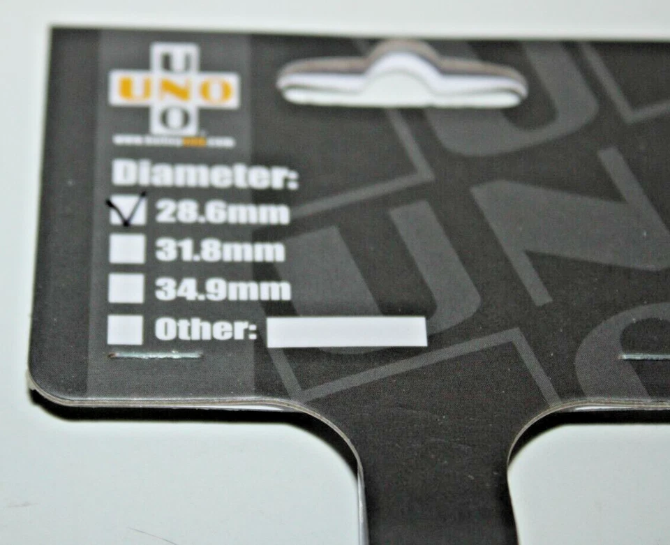 Abrazadera de tija de sillín de bicicleta Kalloy Uno 28,6 mm 11/8" negra SC-100 665693 envío gratuito Foto 3 de 4