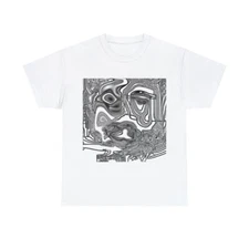 T Shirt Unisex Random Doodle Drawing Odd Curiosity Obscure Art Quirky Weird Tee