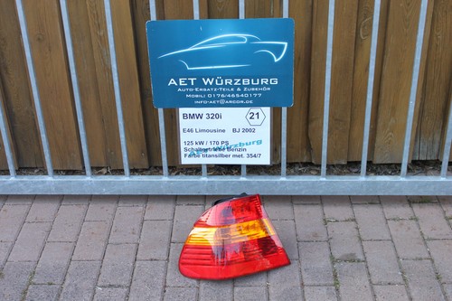 Rückleuchte Rücklicht hi links außen 6907933 * BMW 320i Limo E46 2002 * INT21