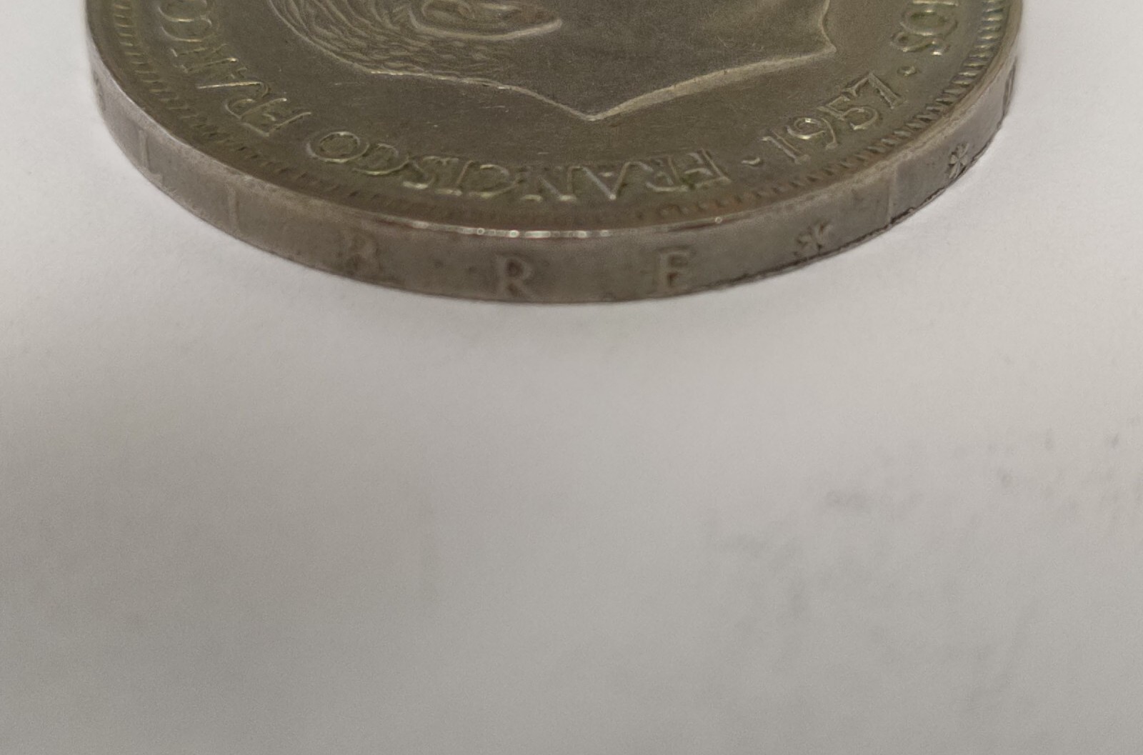1957 Mexico 50 Pesatas BU Sharp!!!! perfect edge lettering!!!!!! | eBay