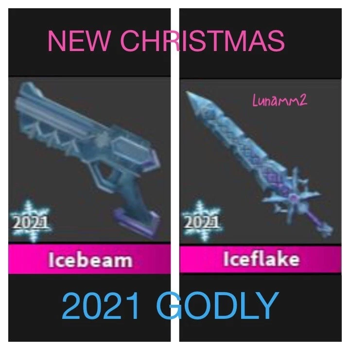 ICE FLAKE ICE BEAM MM2 ICE Set ❄️ CHRISTMAS 2021❄️ SUPER FAST DELIVERY