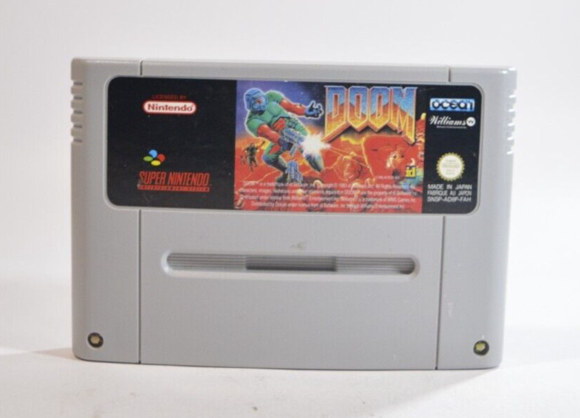 Doom Super Nintendo Jeu SNES PAL original (europe vidéo game)