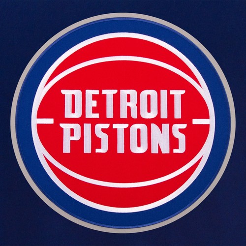 NBA Detroit Pistons JH Design Wollwendejacke mit Patches Logo - Bild 2 von 6