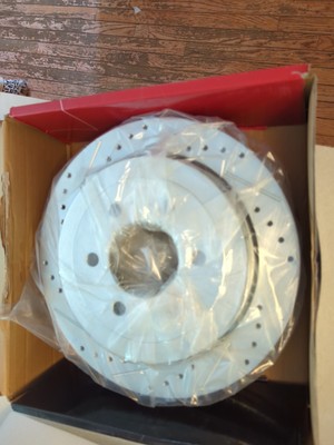 Drilled Slotted Rear Disc Rotors Brake Pads for 07-17 Ford Expedition Navigator
