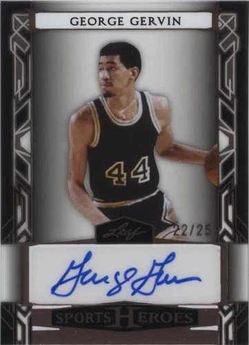 2024 Leaf Metal Sports Heroes - George Gervin #BA-GG1