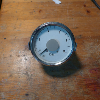 NTW NORIS ANALOGUE PRESSURE INDICATOR USED CALIBRATED OK 0-10bar, 4-20mA