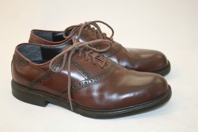 Nunn Bush Comfort Gel Mens Dress Shoes Lace Up Brown Leather 10 5