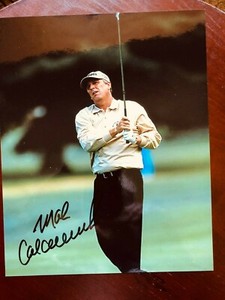 Mark Calcavecchia PGA golfer Autographed 8 x 10 color picture with COA