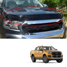 Black Front Bug Guard Shield Hood Protect For Ford Ranger New Pickup 2018 19