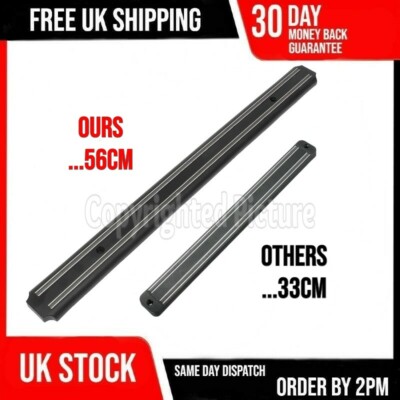 GROSSE 56 CM MAGNETISCHE MESSERABLAGE EXTRA STARK WANDMONTAGE KÜCHENWERKZEUGHALTER