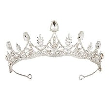 Crystal Tiaras and Crowns for Women Baroque Queen Crown Wedding Tiaras for Br...