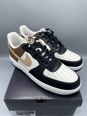 Nike Air Force 1 Low '07 Mocha Cacao Wow Hemp Sail Black EU 44,5 Braun Schwarz