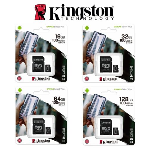 SD Card SDHC SDXC Micro 32GB 64GB 128G 256G 16G Kingston Class 10 Camera Memory - Picture 1 of 6