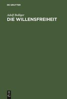 Die Willensfreiheit | Buch | 9783111101644