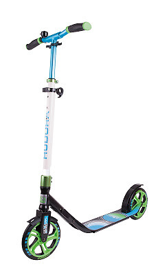Hudora Scooter CLVR Faltmechanismus Klapproller 215 blau grün ABEC 7 Alu neu