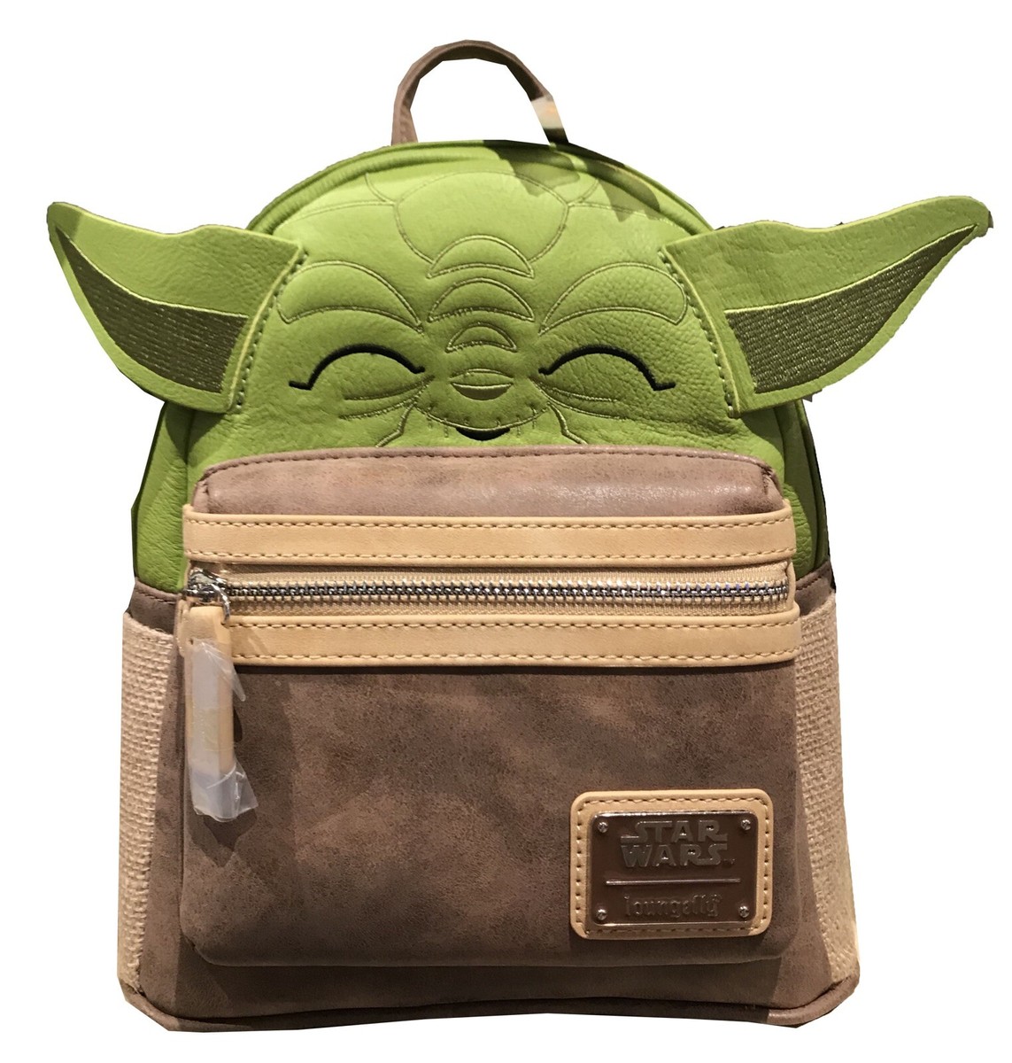 NEW Loungefly Star Wars Yoda Mini Backpack Disney Parks  display picture 1