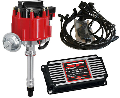 MSD STREET FIRE IGNITION,HEI,CONTROL BOX,SPARK PLUG WIRES,DISTRIBUTOR,CHEVY V8