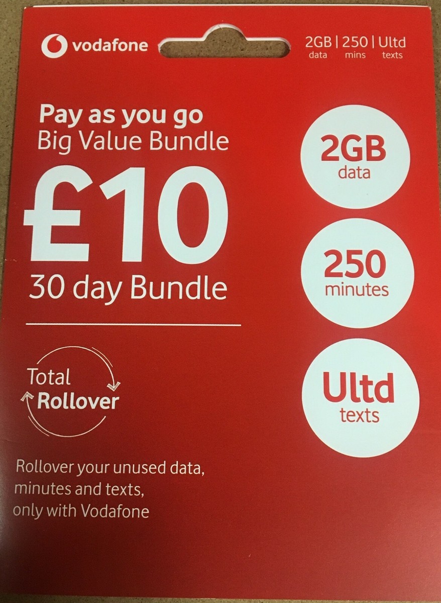 Dual Sim Sim Virtuale Vodafone Per Apple Watch VODAFONE Pay As You