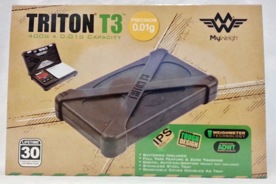 New My Weigh Triton T3 Digital Pocket Scale 400g x 0.01g Free Shipping - Image 1 of 1